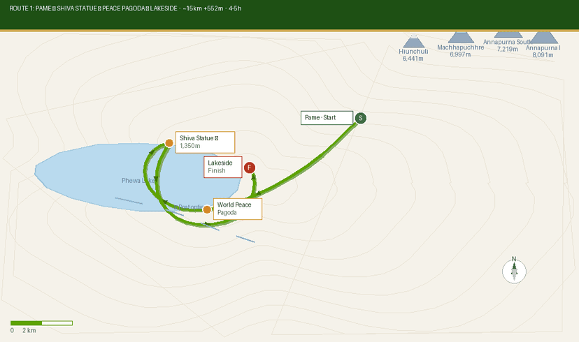 Route 1 schematic map