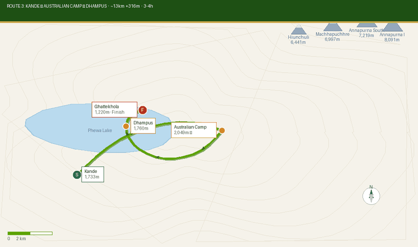 Route 3 schematic map