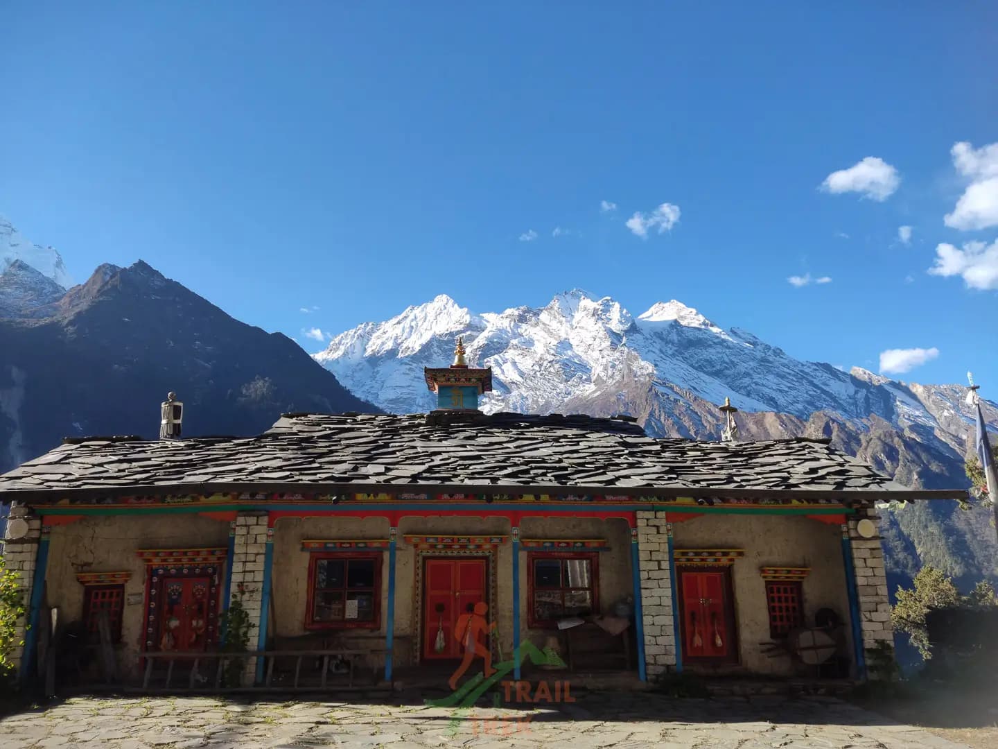 Rachen Gumba at Tsum Valley Trek