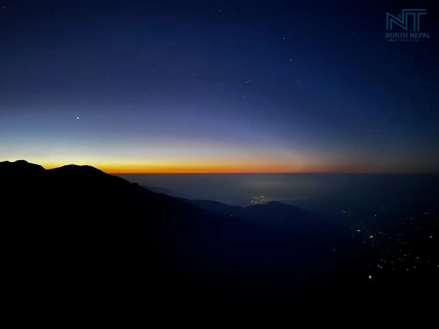 pokhara city from Mardi