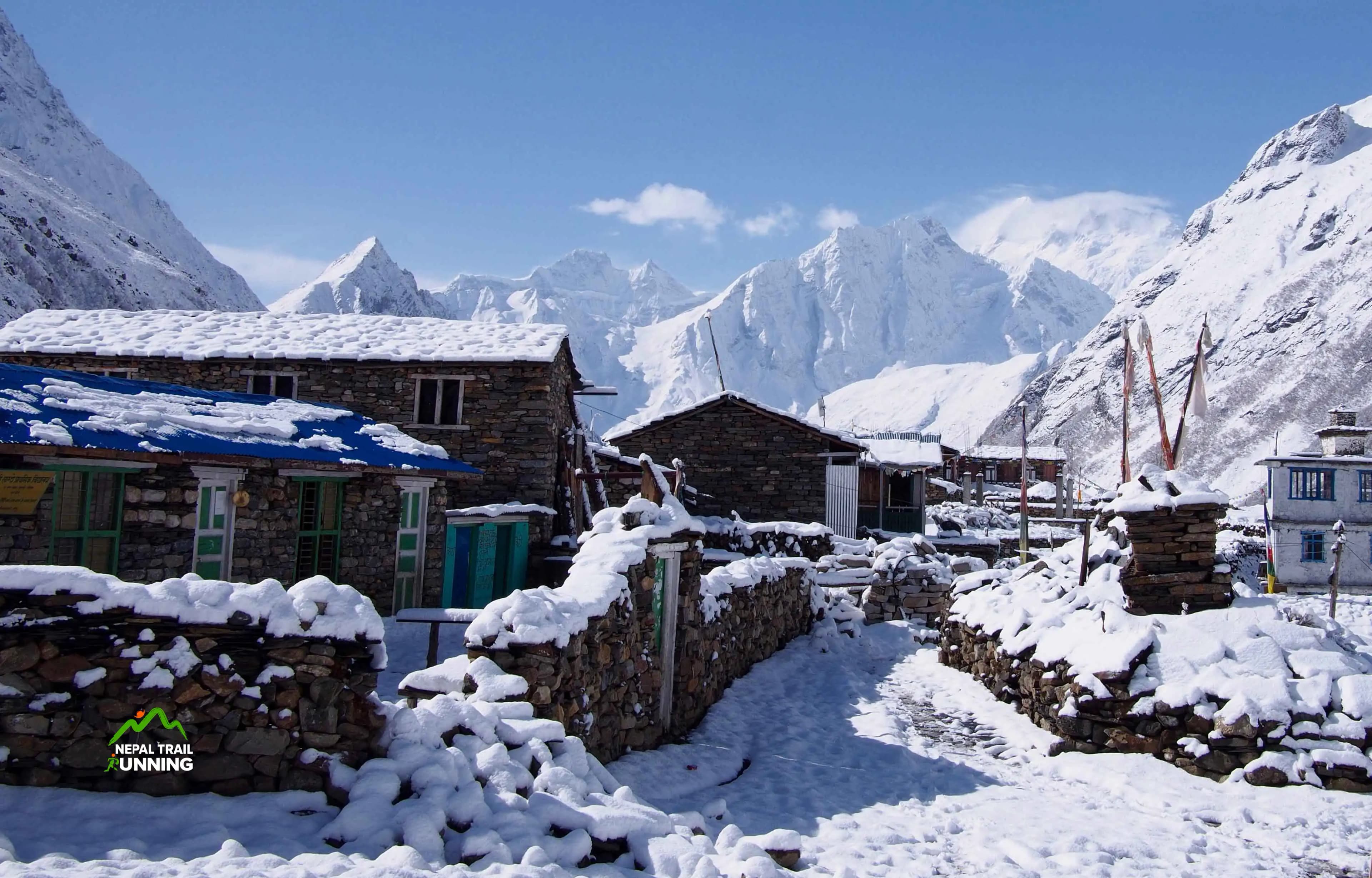 snow covered teahouses