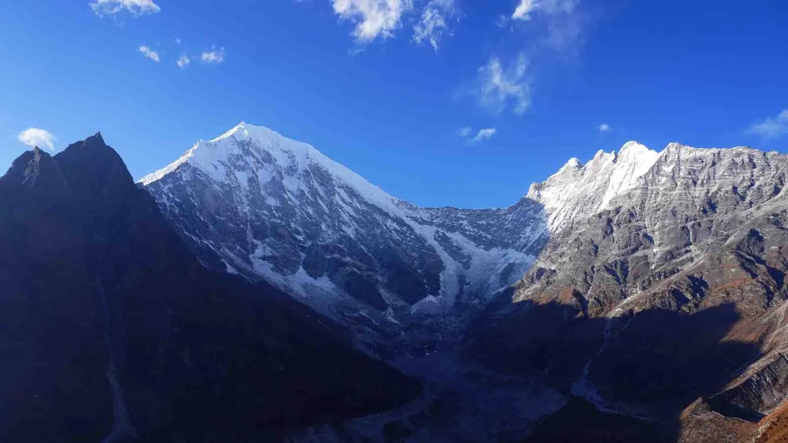 Langtang region and Mountain view 